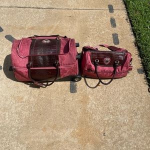 Brighton rolling duffle with matching carry on